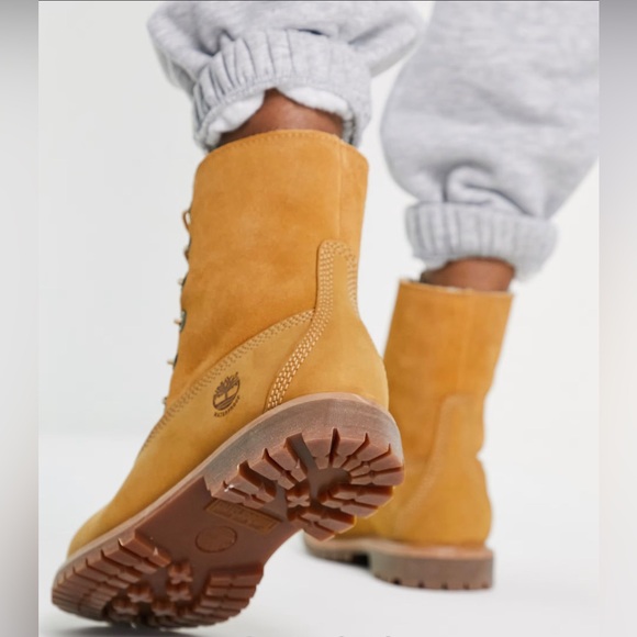 Timberland Wheat Nubuck Lace-Up Boots - Picture 3 of 9